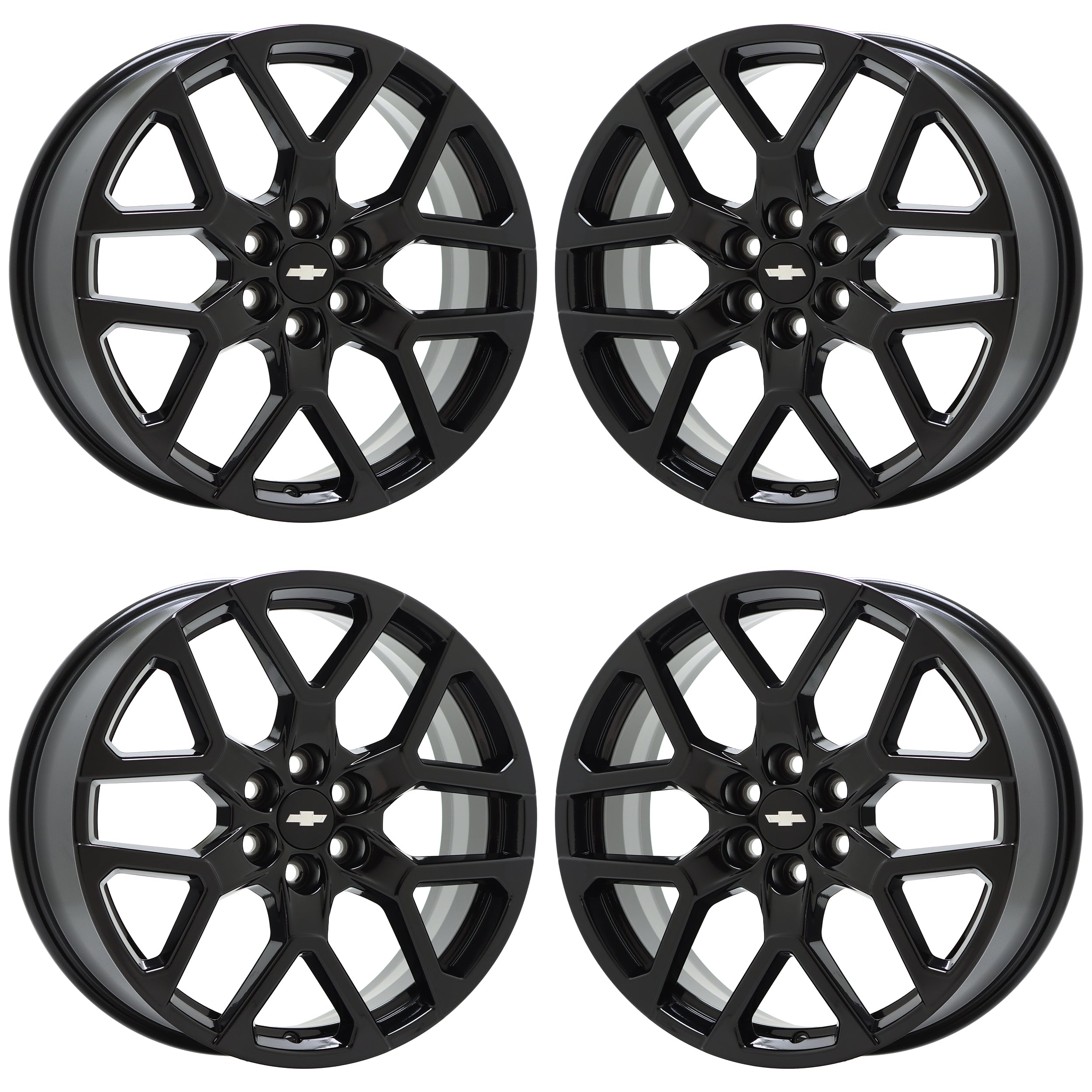 20" Chevrolet Blazer Gloss Black wheels rims Factory OEM set 14084 EXCHANGE